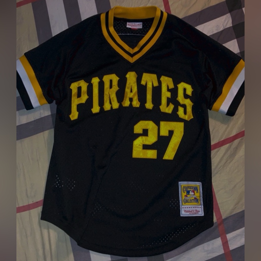 MLB Mitchell & Ness Pittsburgh Pirates Jersey Kent Tekulve #27 Men’s M